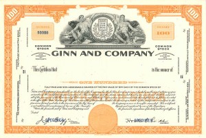 Ginn and Co. - Stock Certificate